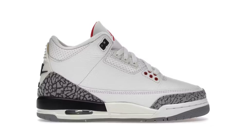 Jordan 3 Retro White Cement Reimagined (GS) - Pre Owned, Shoe Size: US 5.5Y, Product Condition: Pre-Owned