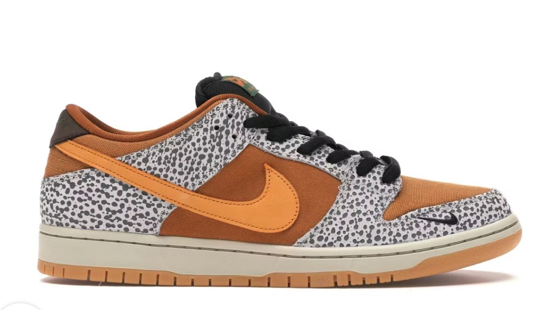 Nike SB Dunk Low Safari - Pre Owned, Shoe Size: US  M 9.5, Product Condition: Pre-Owned