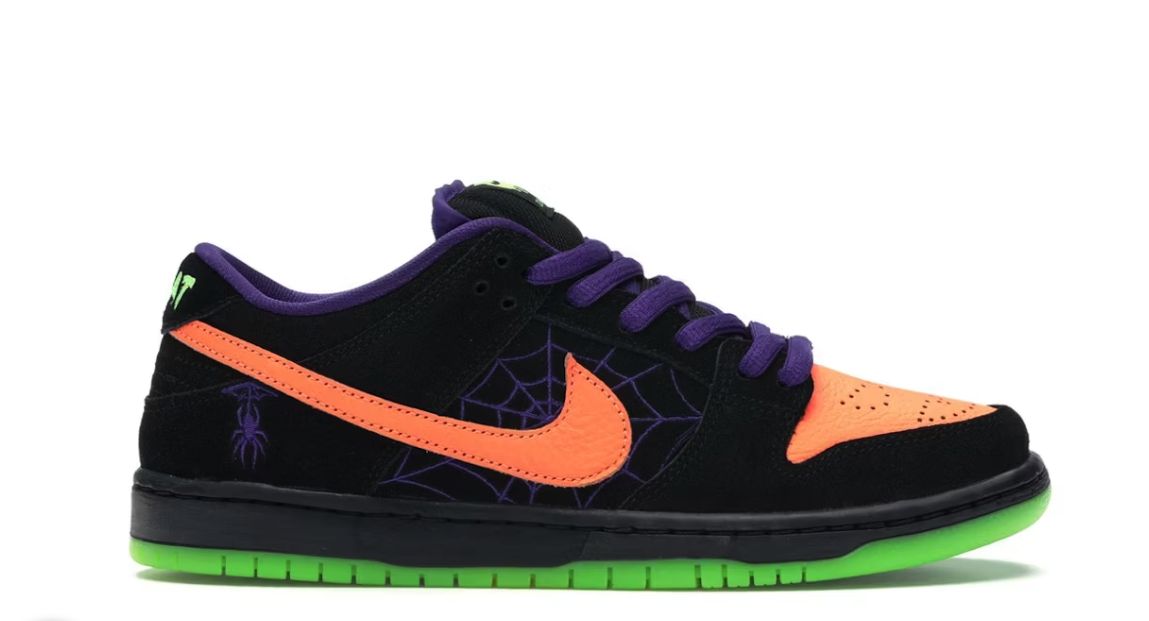 Nike SB Dunk Low Night of Mischief Halloween - Pre Owned, Shoe Size: US M 11, Product Condition: Pre-Owned