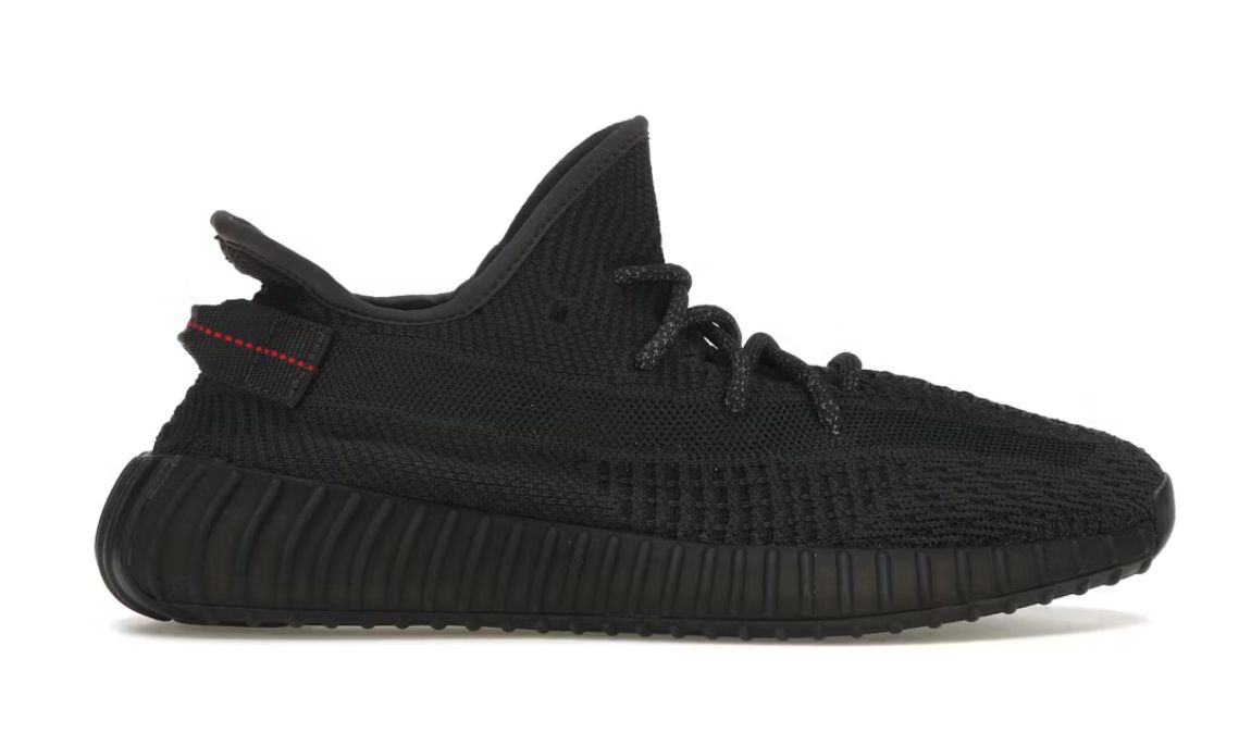 adidas Yeezy Boost 350 V2 Black (Non-Reflective) - Pre Owned, Shoe Size: US M 12, Product Condition: Pre-Owned