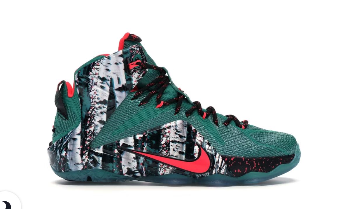 Nike LeBron 12 Akron Birch - Pre Owned, Shoe Size: US M 13, Product Condition: Pre-Owned
