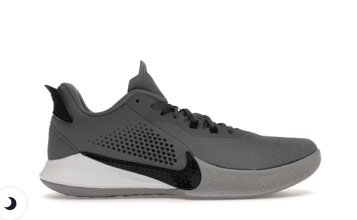 Nike Mamba Fury Cool Grey (Team) - Pre Owned, Shoe Size: US M 9.5, Product Condition: Pre-Owned