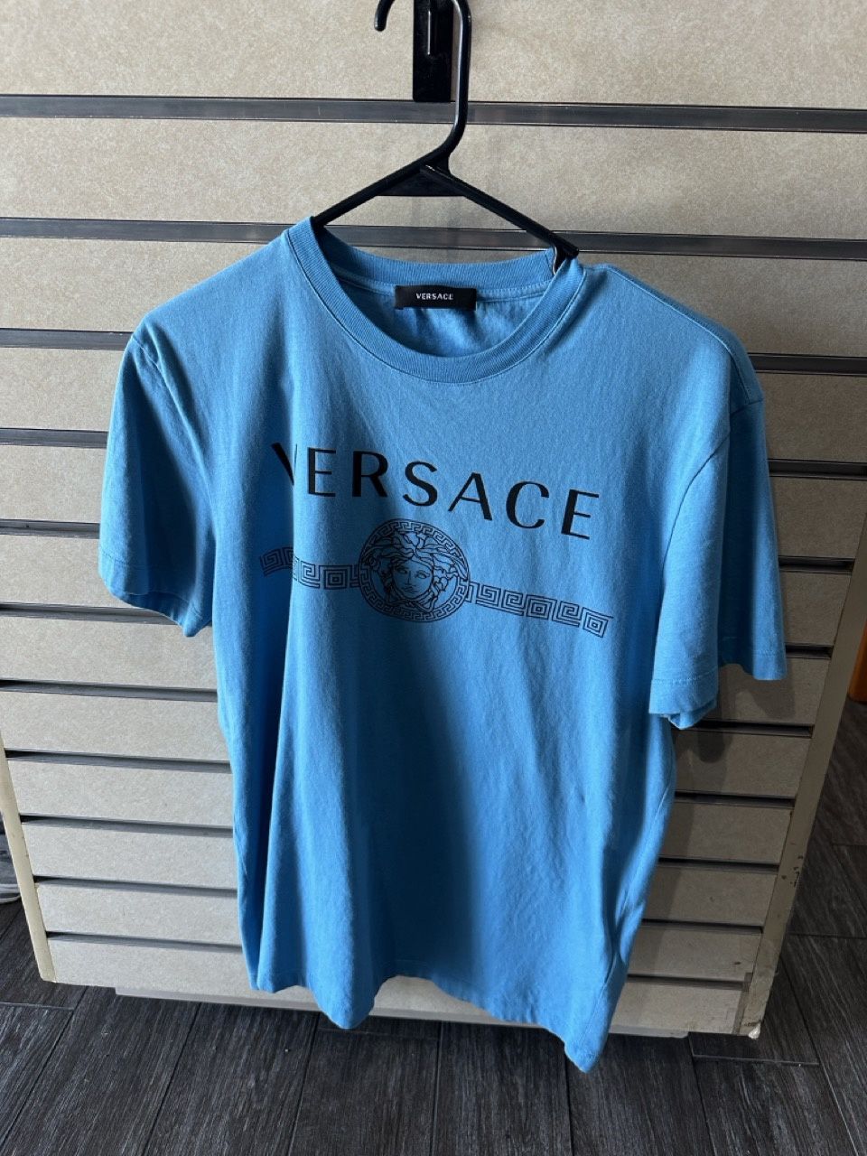 Blue Versace Shirt Size S Pre-Owned