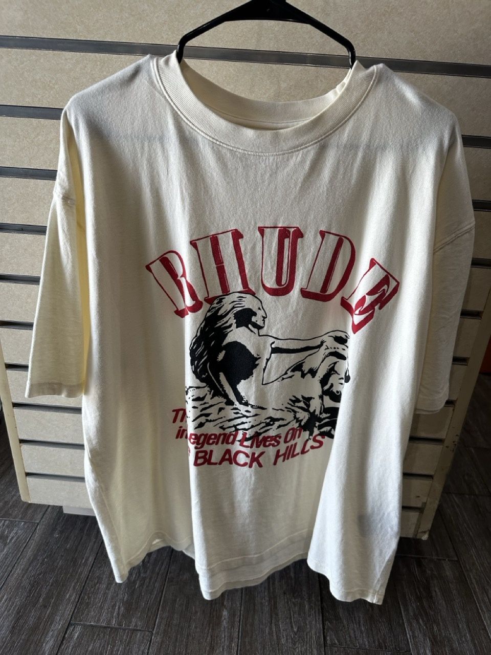 Rhude Shirt White Size L Pre-Owned