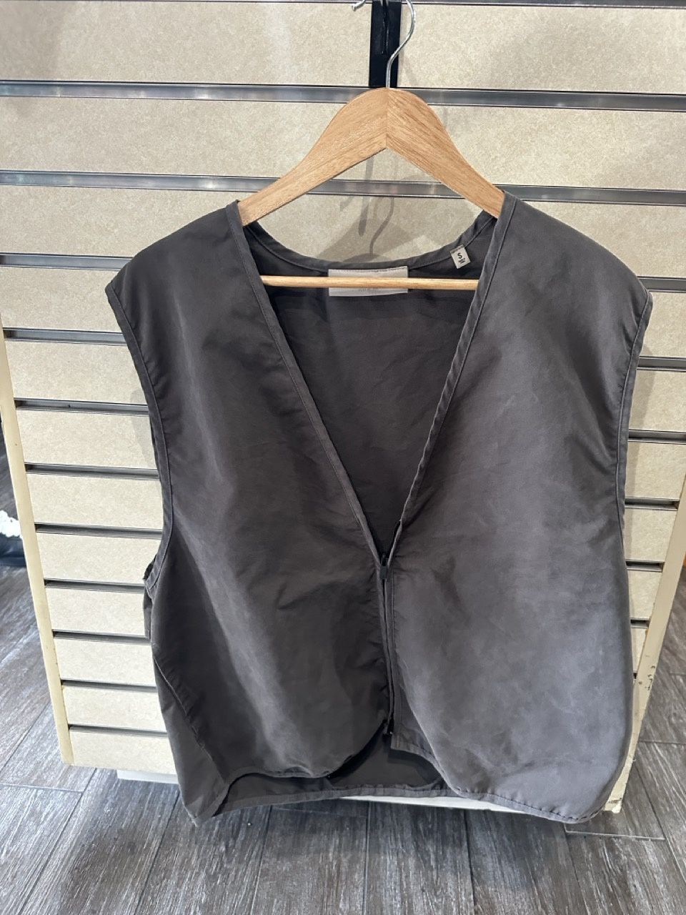 Fear Of God Essentials Vest Brown Size S Pre-Owned