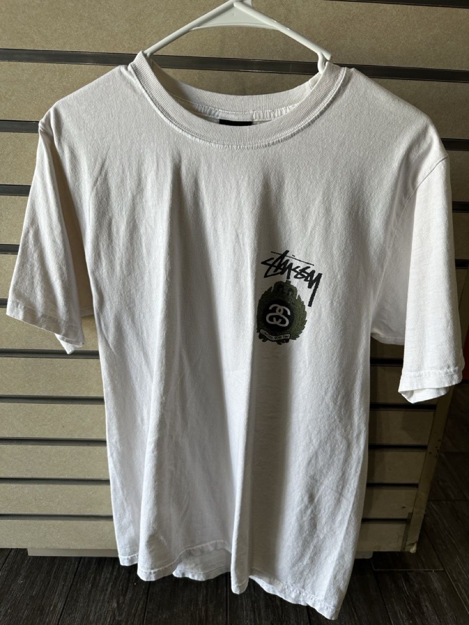 Stussy Shirt White Size S Pre-Ownwed