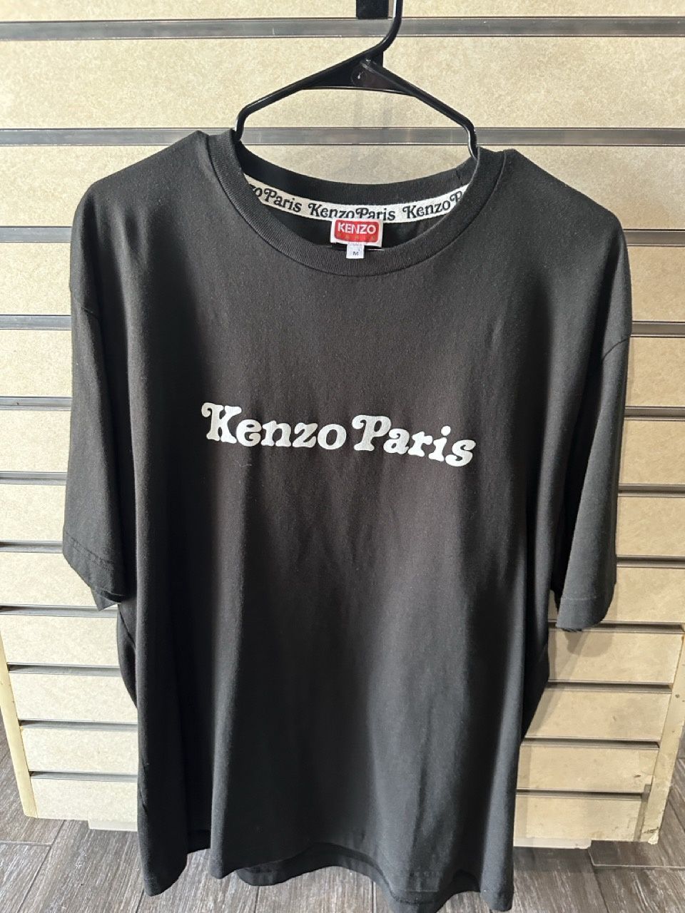 Kenzo Paris Shirt Black Size M Pre-Owned
