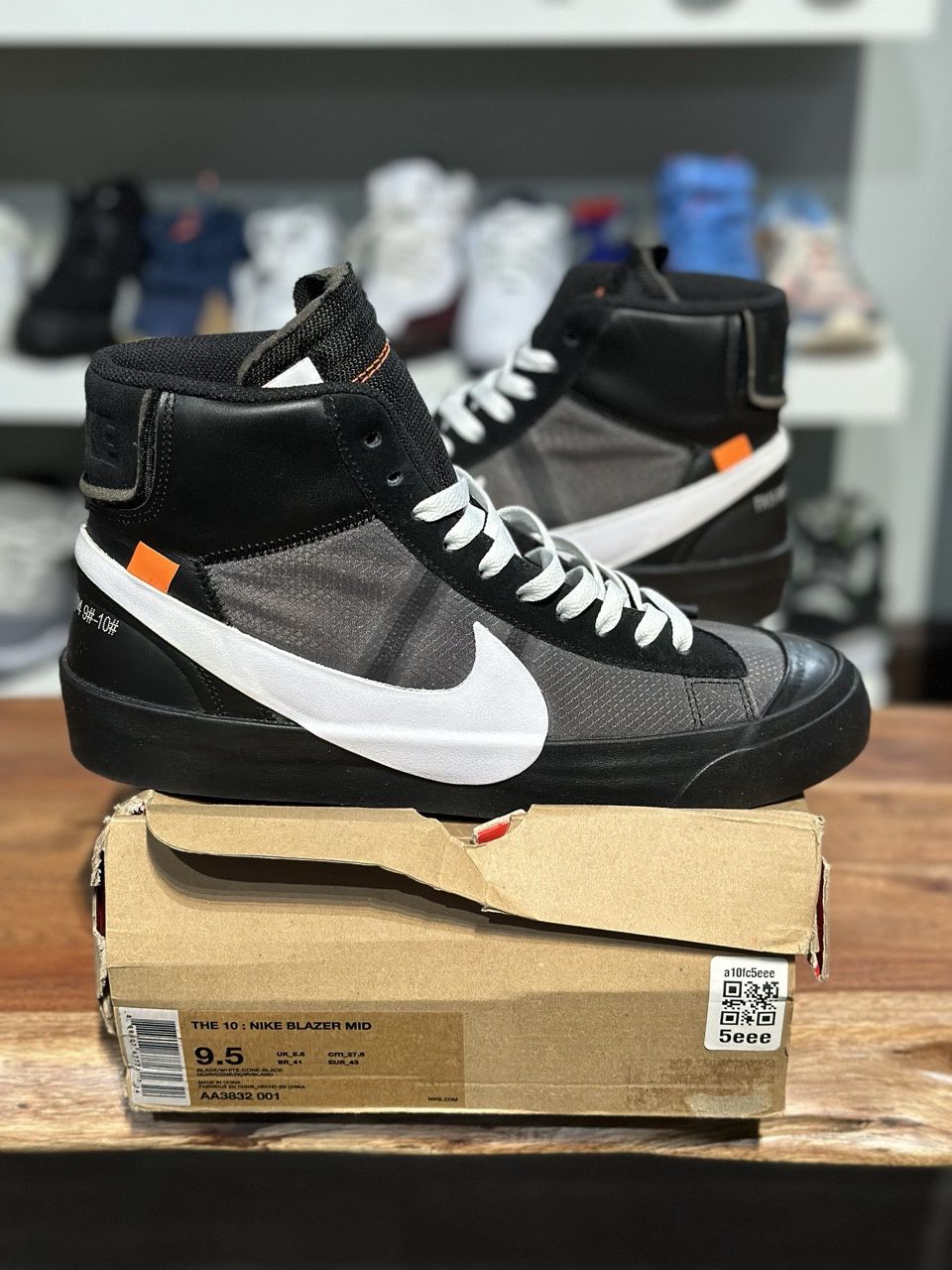 Nike Blazer Mid Off-White Grim Reaper - PreOwned, Shoe Size: US M 9.5, Product Condition: Pre-Owned