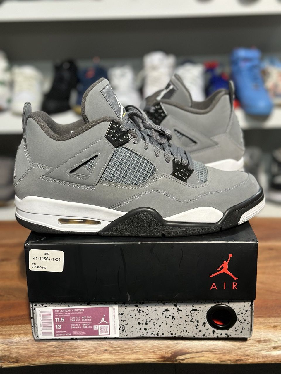 Jordan 4 Retro Cool Grey (2019) • New, Shoe Size: US M 8.5, Product Condition: Brand New