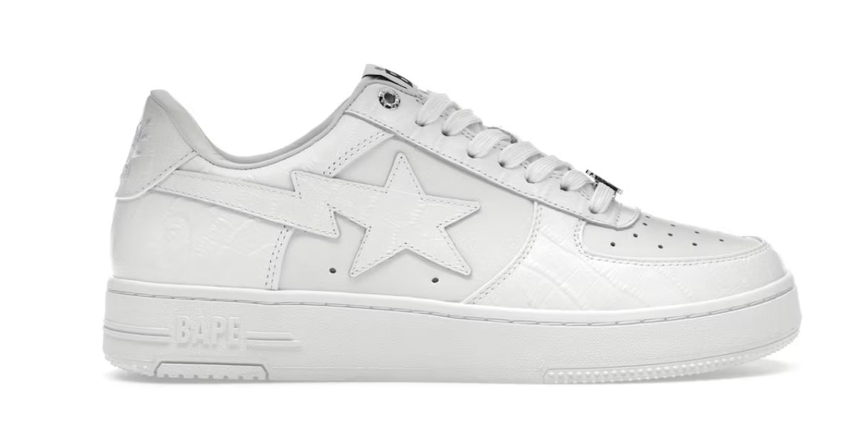 A Bathing Ape Bape Sta #3 White - New