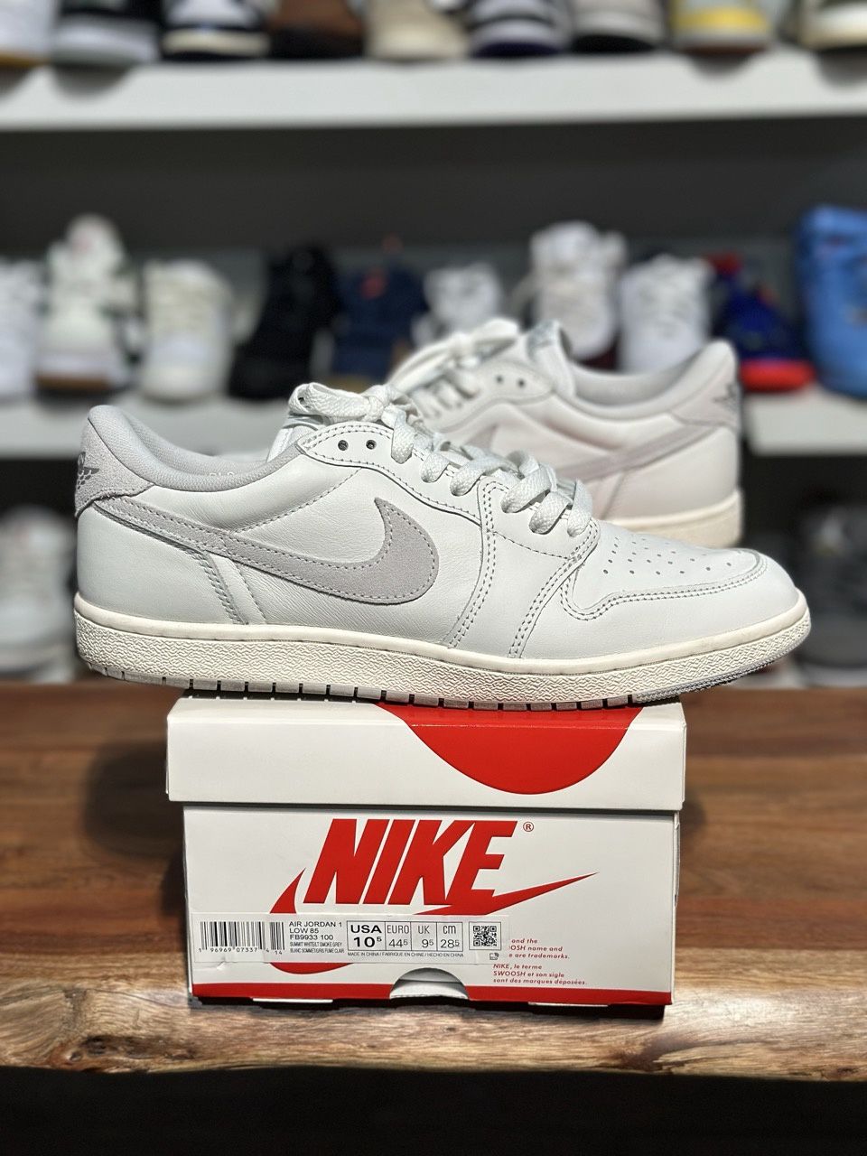 Jordan 1 Retro Low &#39;85 Neutral Grey - Pre-Owned, Shoe Size: US M 10.5, Product Condition: Pre-Owned