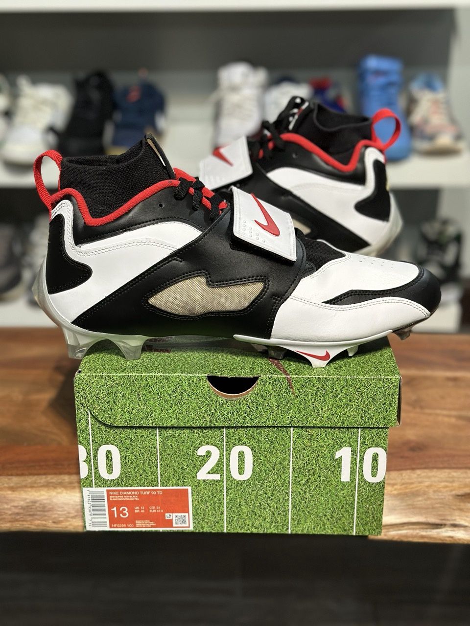 Nike Diamond Turf 93 TD 49ers - New, Product Condition: Pre-Owned, Shoe Size: US M 13