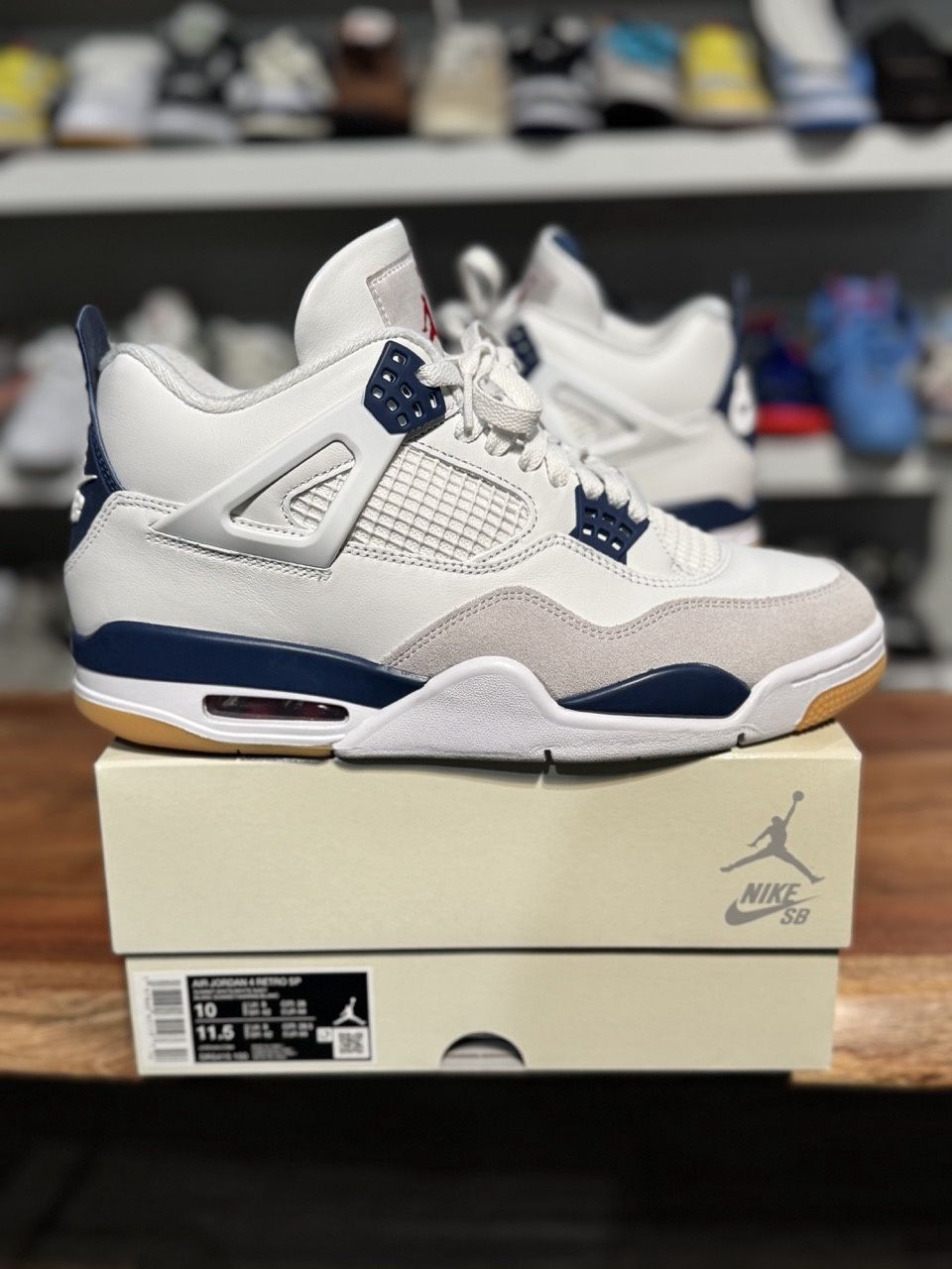 Jordan 4 Retro SB Navy - Pre - Owned, Product Condition: Pre-Owned, Shoe Size: US M 10