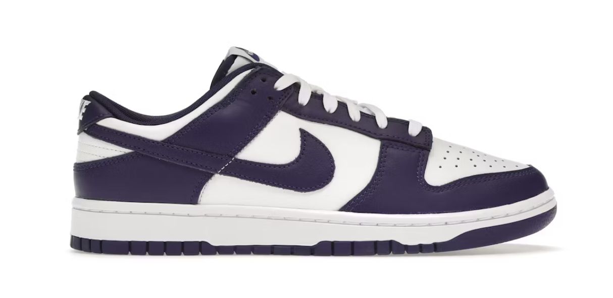 Nike Dunk Low Championship Court Purple - Pre - Owned, Shoe Size: US M 10.5, Product Condition: Pre-Owned
