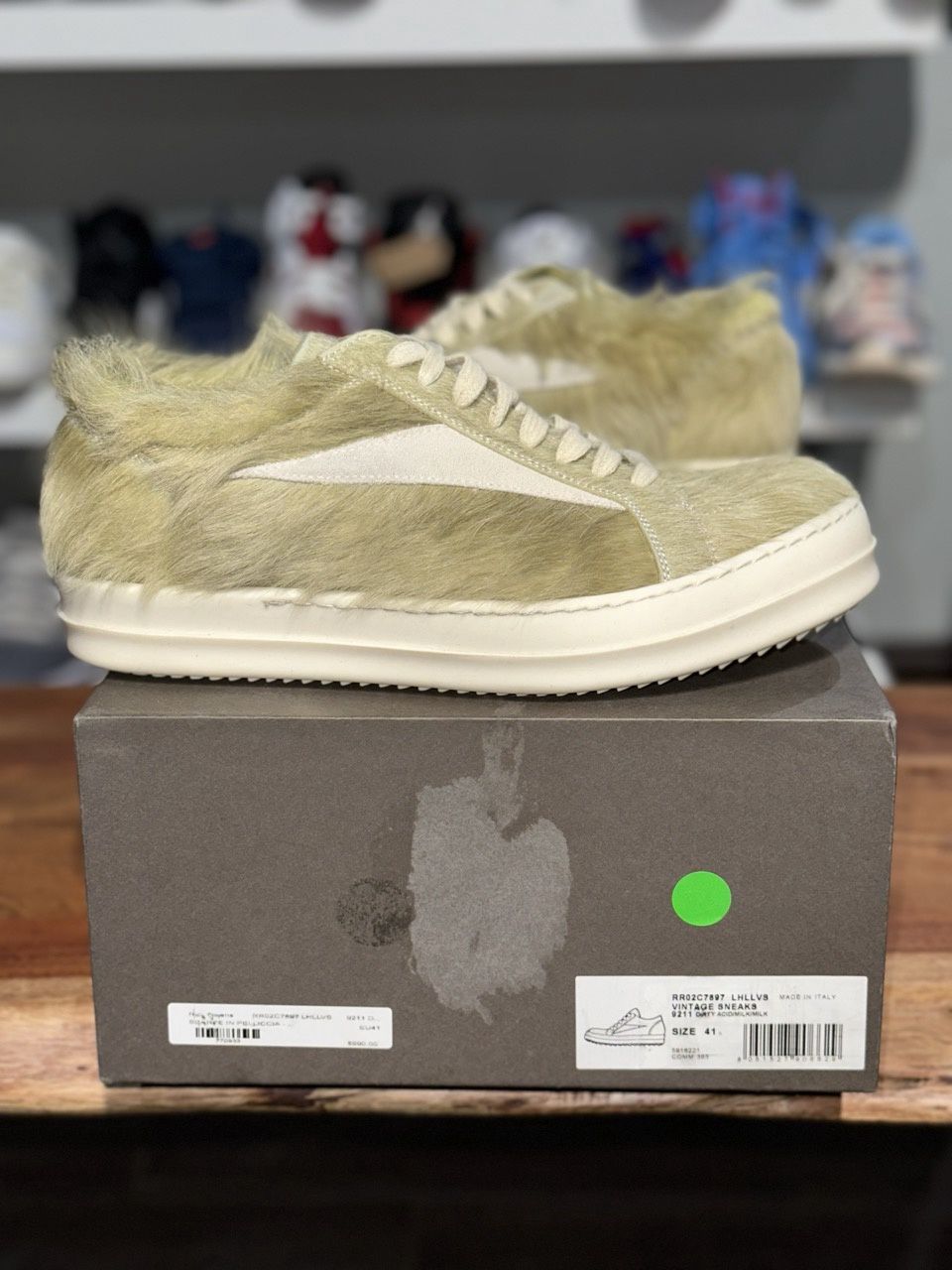Rick Owens Porterville Fury  Low - Pre - Owned, Shoe Size: US M 8, Product Condition: Pre - Owned