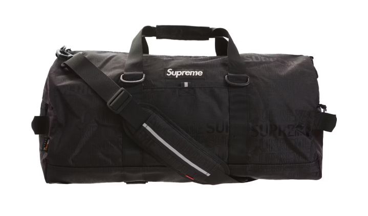 Supreme Duffle Bag SS19 Black - Pre-Owned