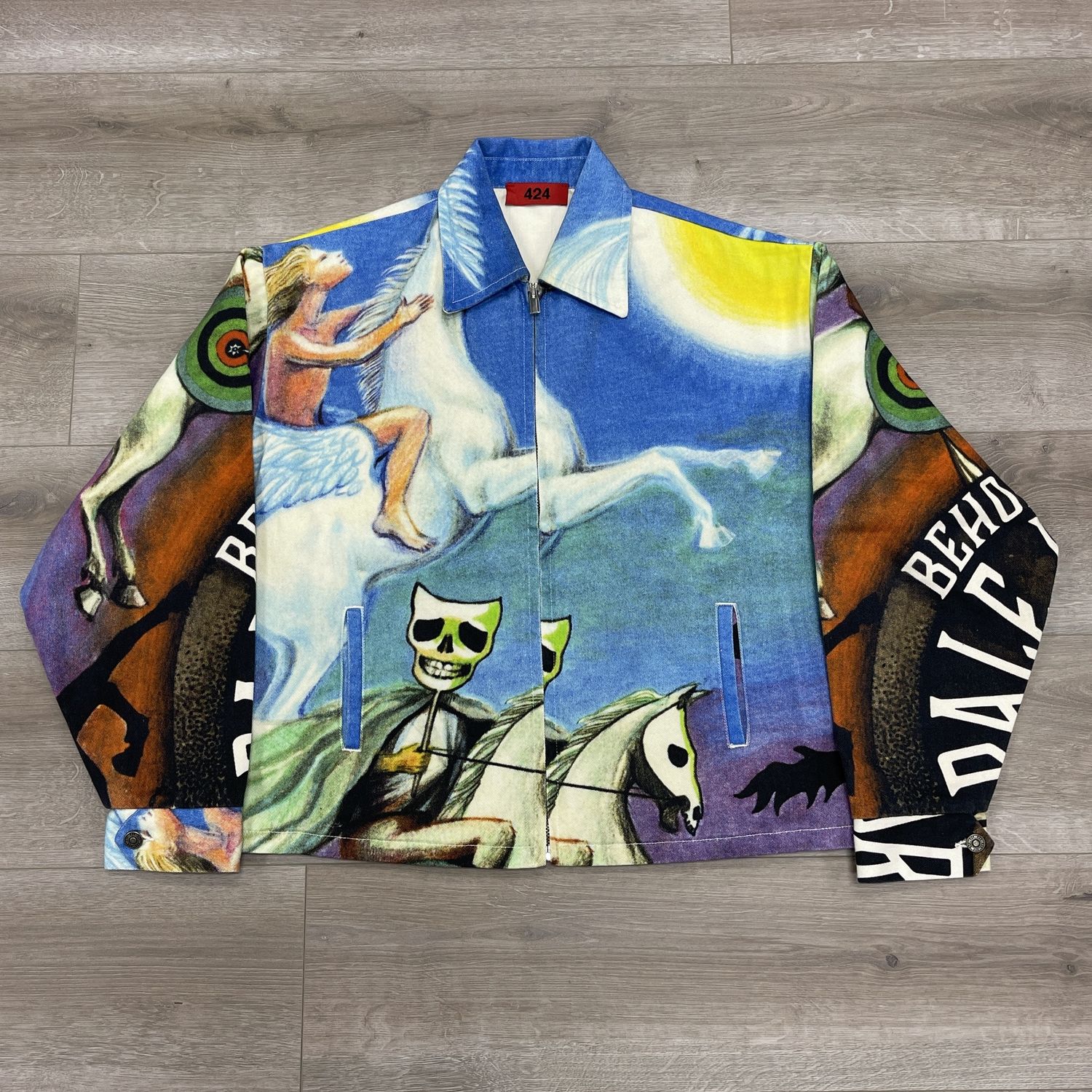 424 Behold a Pale Horse Jacket in Blue - Pre-Owned