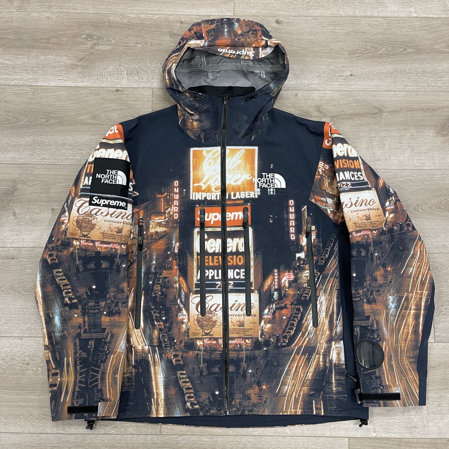 Supreme The North Face Taped Seam Shell Jacket Times Square