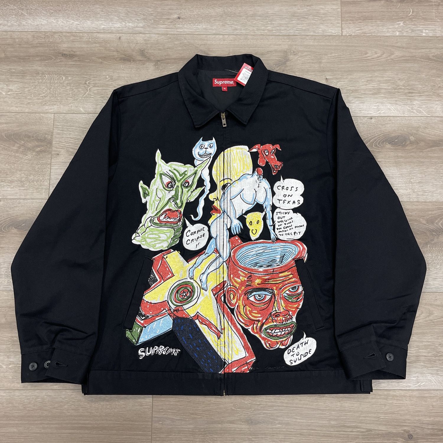 Supreme Daniel Johnston Embroidered Work Jacket