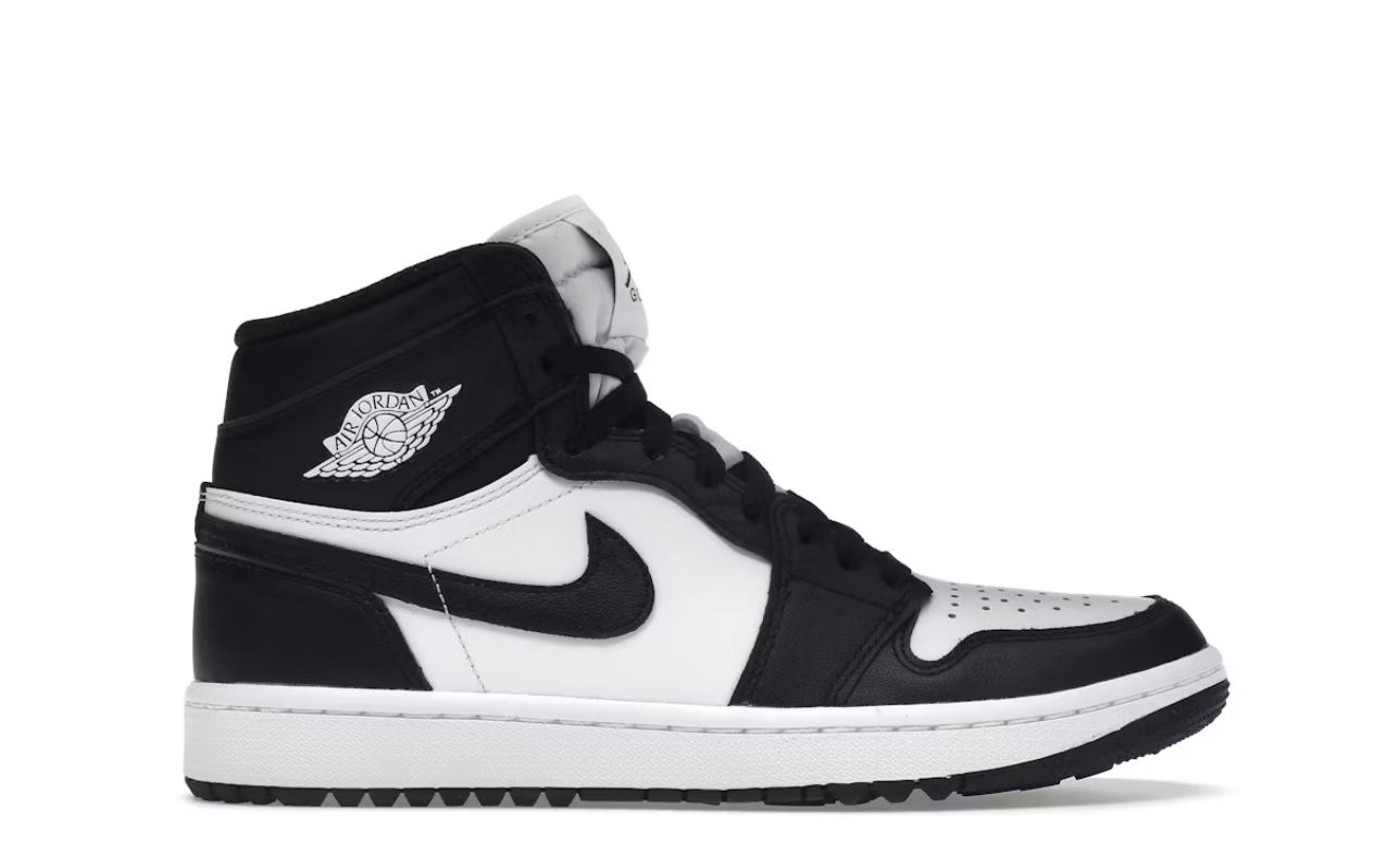 Jordan 1 Retro High Golf Black White • Brand New