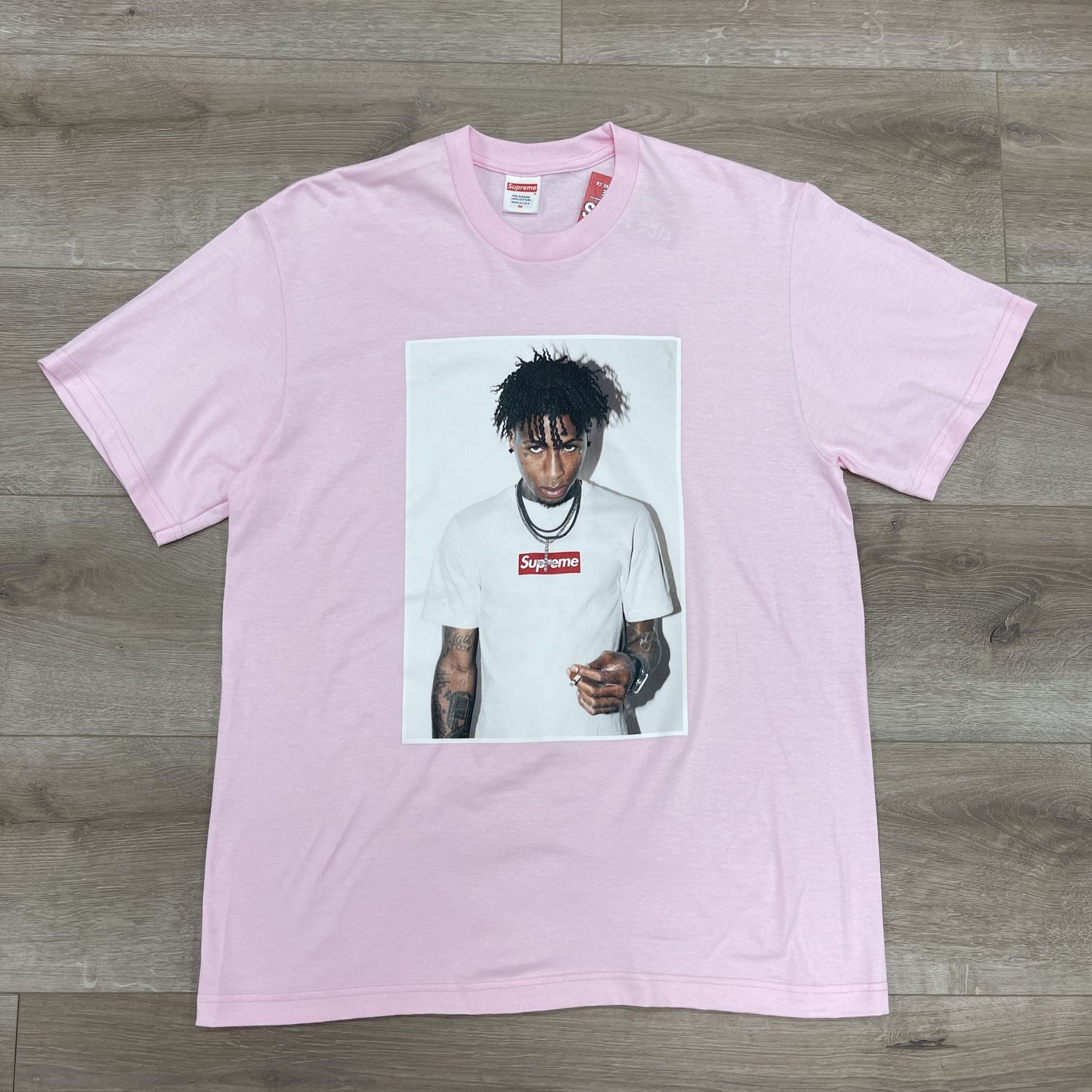 FW23 Supreme NBA Youngboy Tee Pink