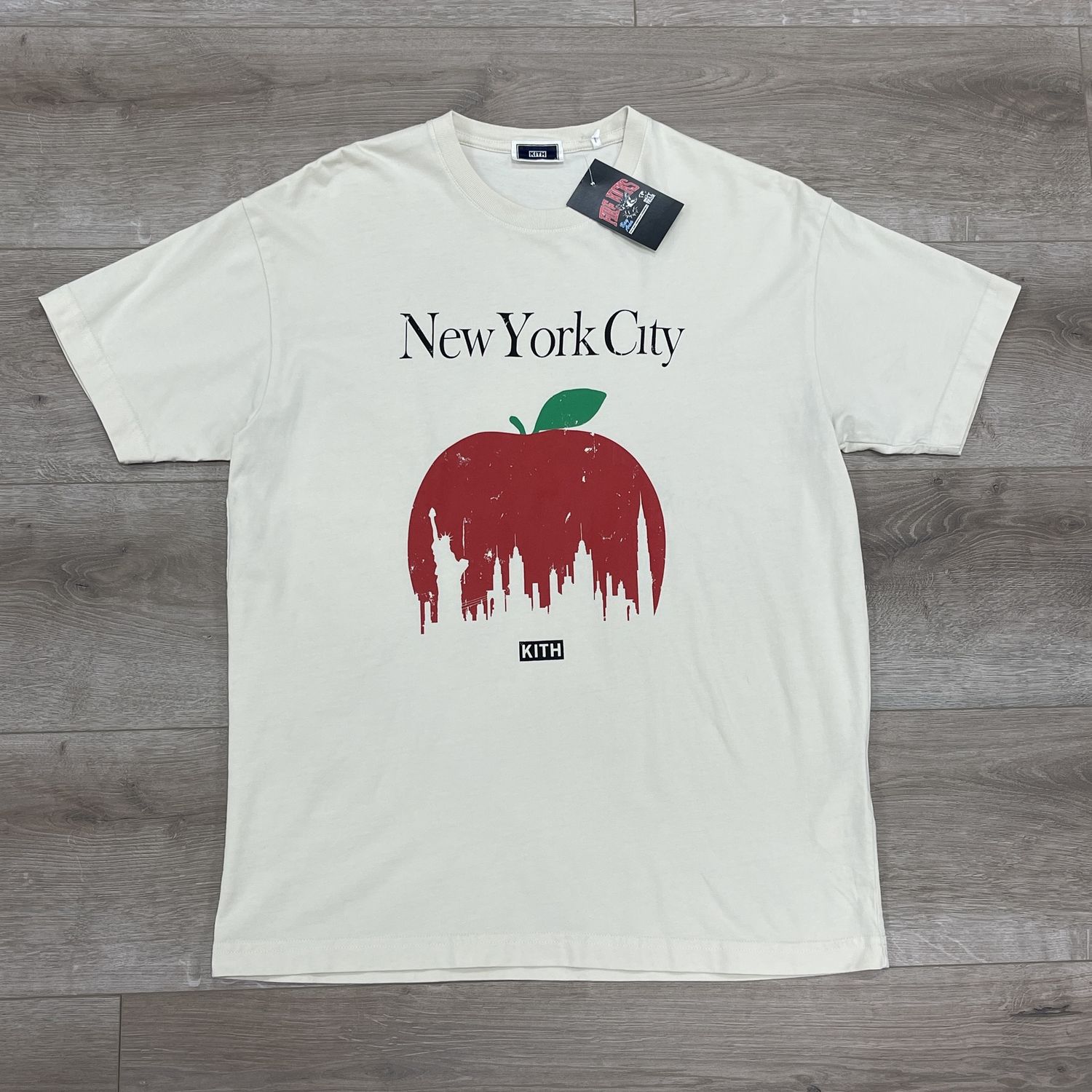Kith Big Apple Vintage Tee Cream