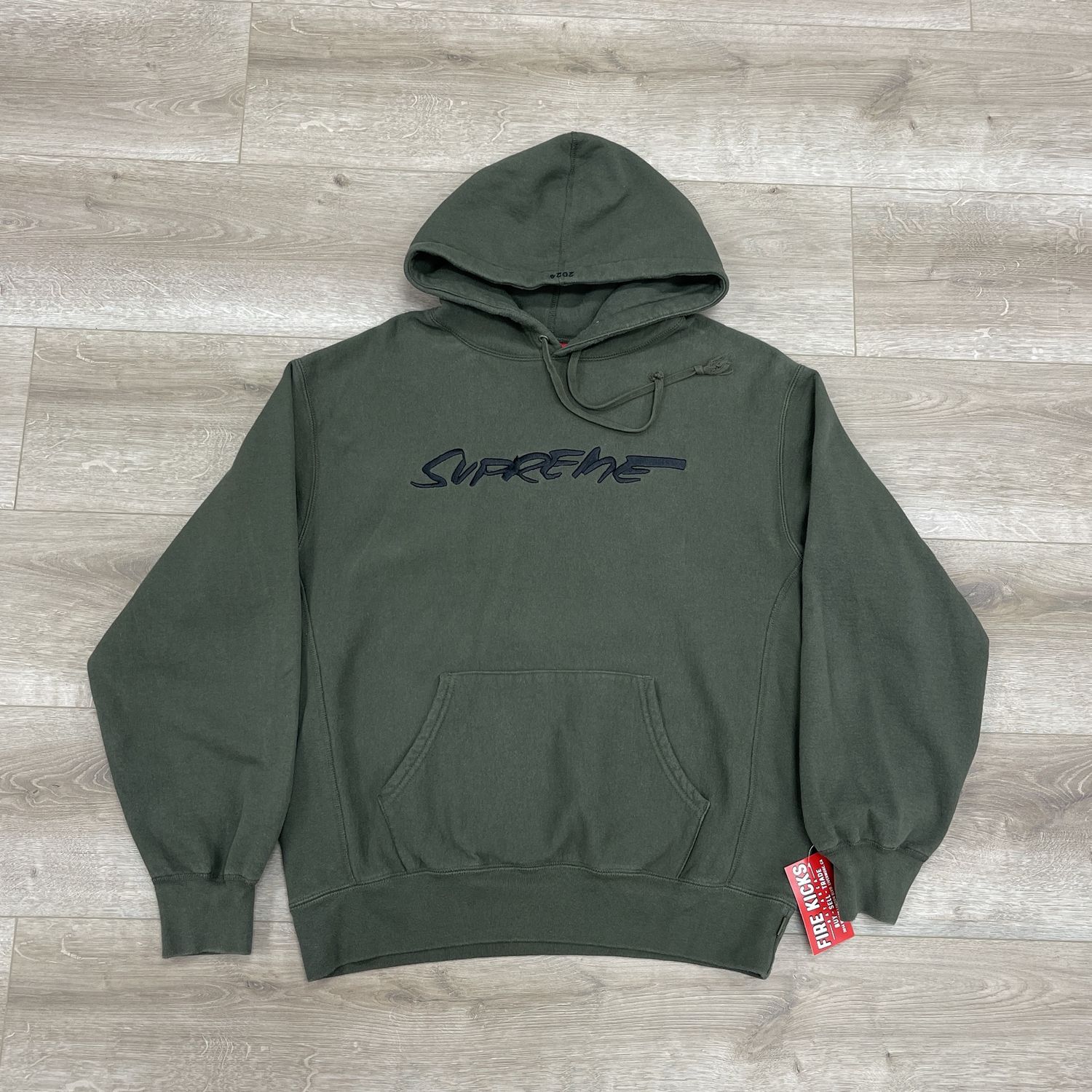 Supreme x Futura Colab Hoodie Dark Olive