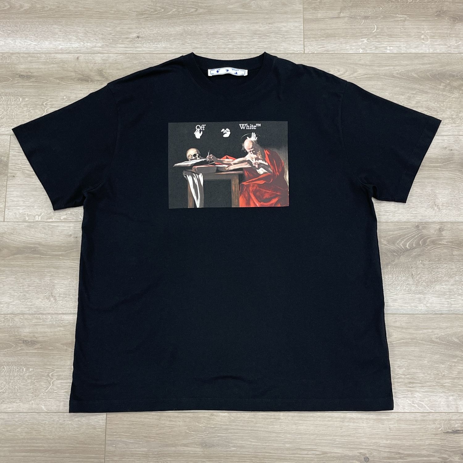 Off- White Caravaggio Arrow S/S Shirt Black Size Small - Used