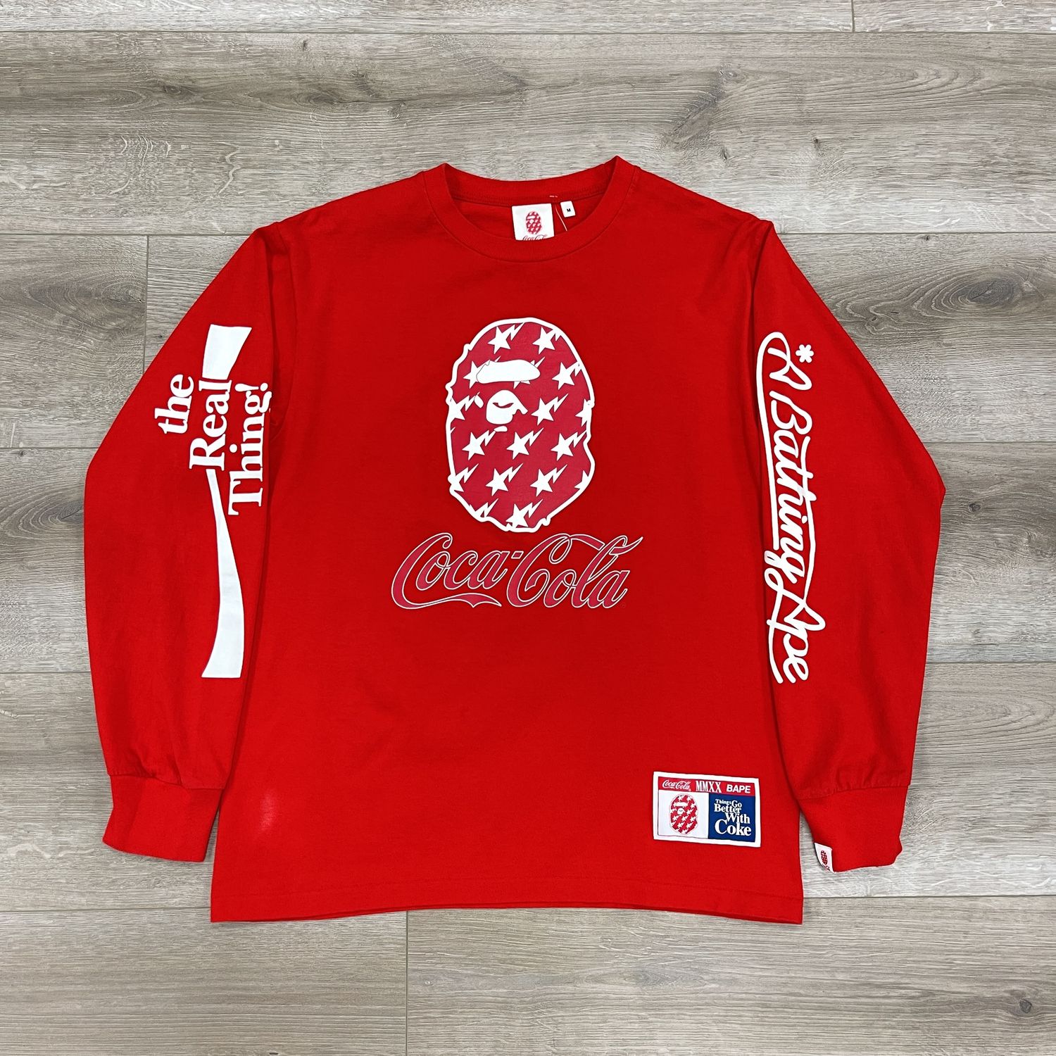 BAPE x Coca Cola L/S Tee Red
