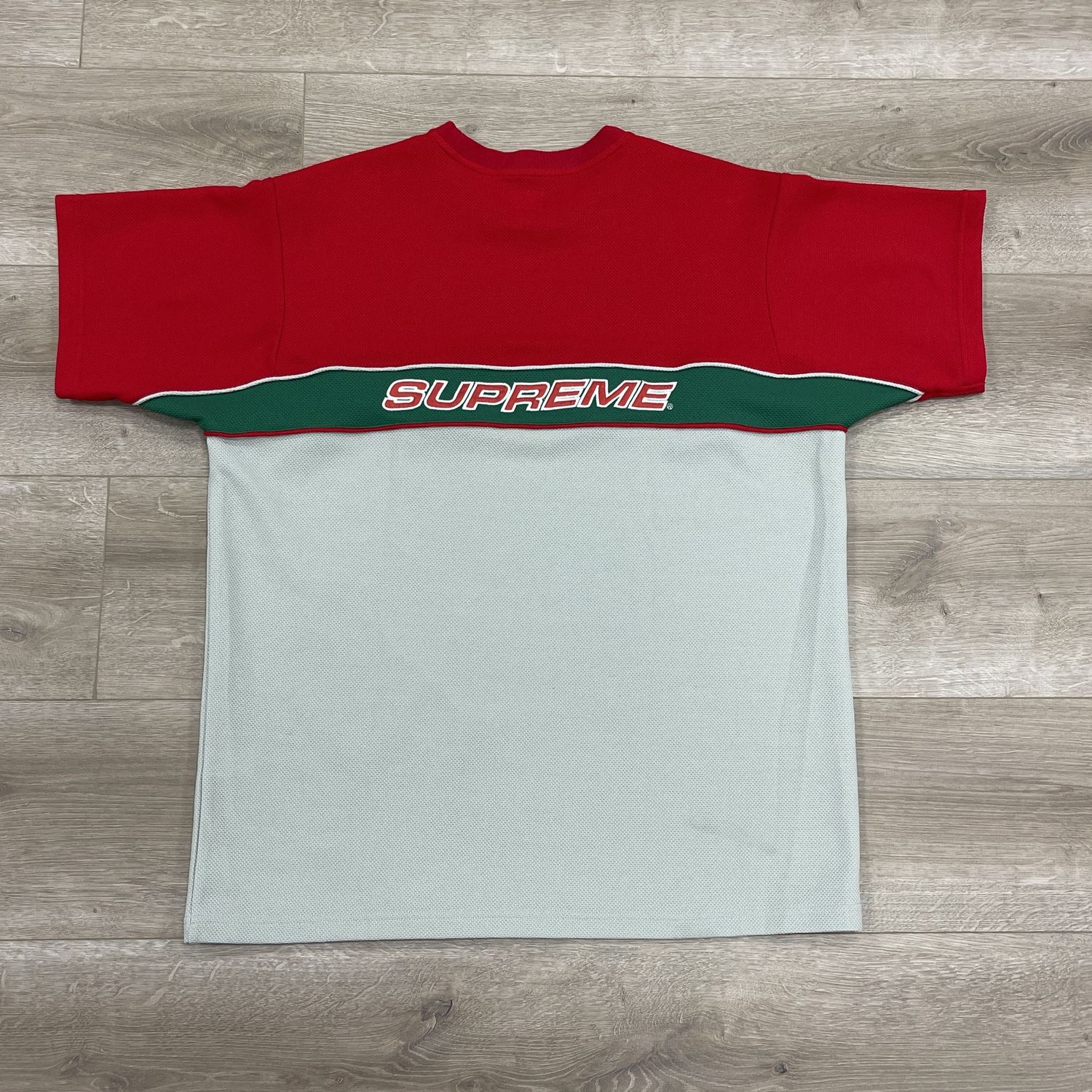 SS19 Supreme Piping Practice S/S Top Red