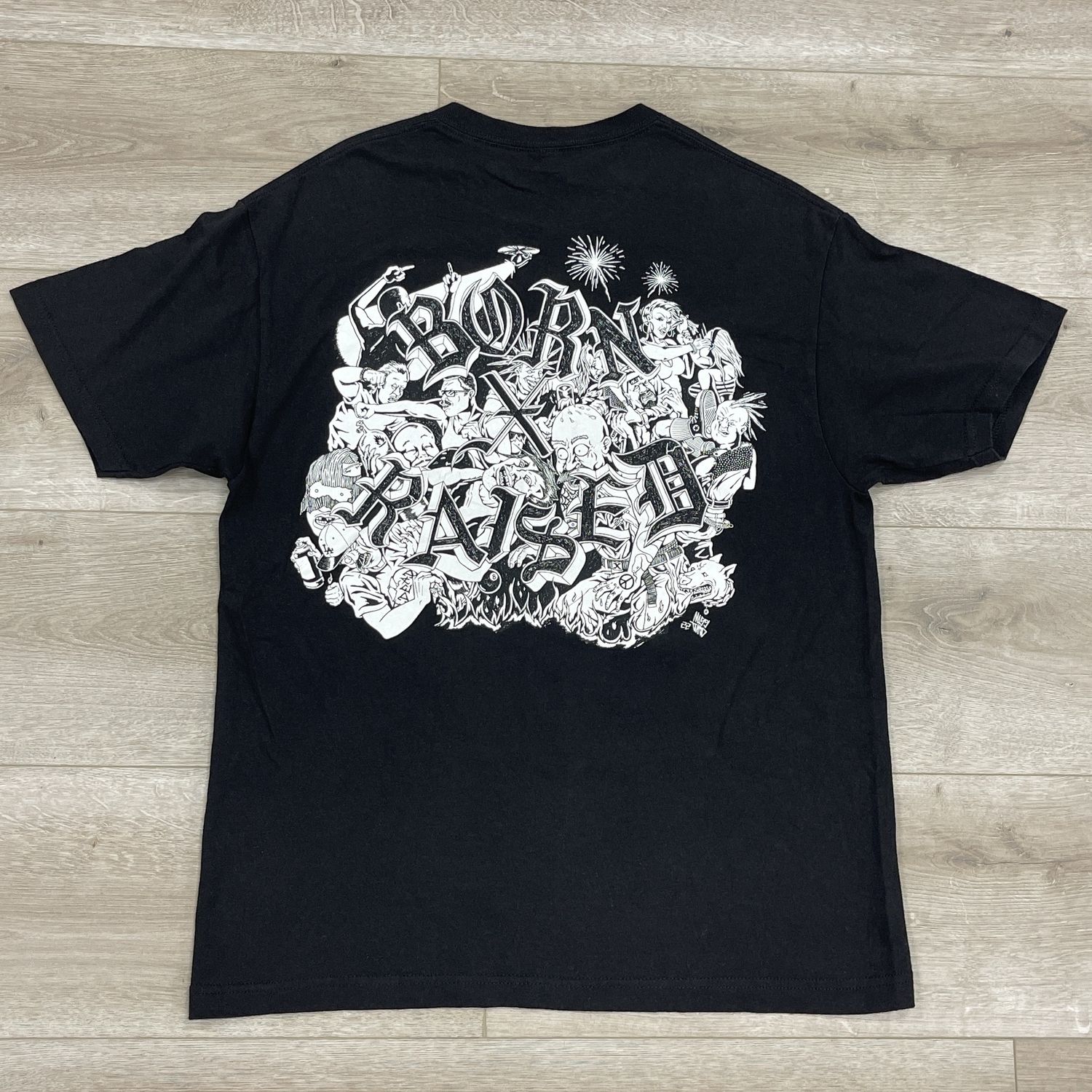 Born x Raised &quot;Gone Wild&quot; Black T-Shirt