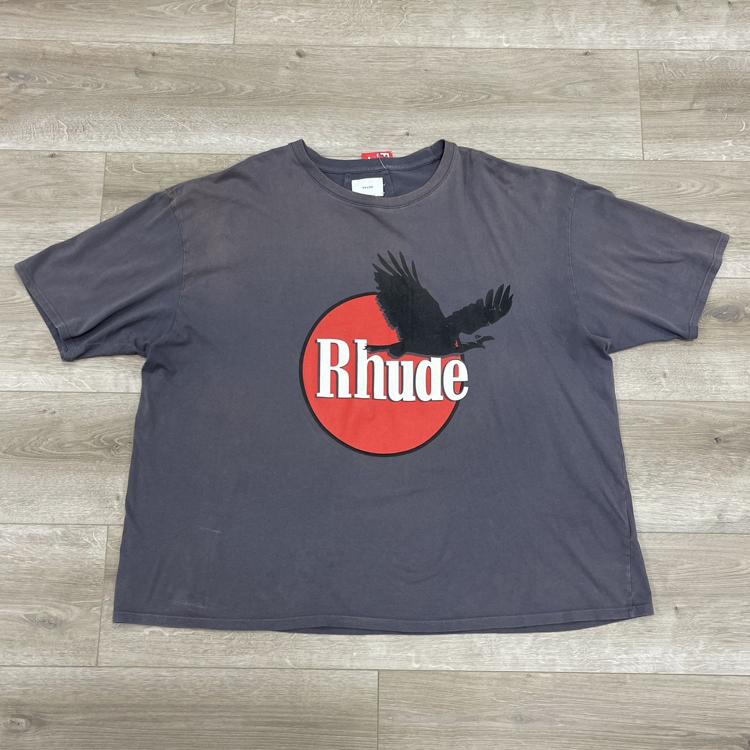 Rhude Eagle Logo Tee &#39;Vintage Grey&#39;
