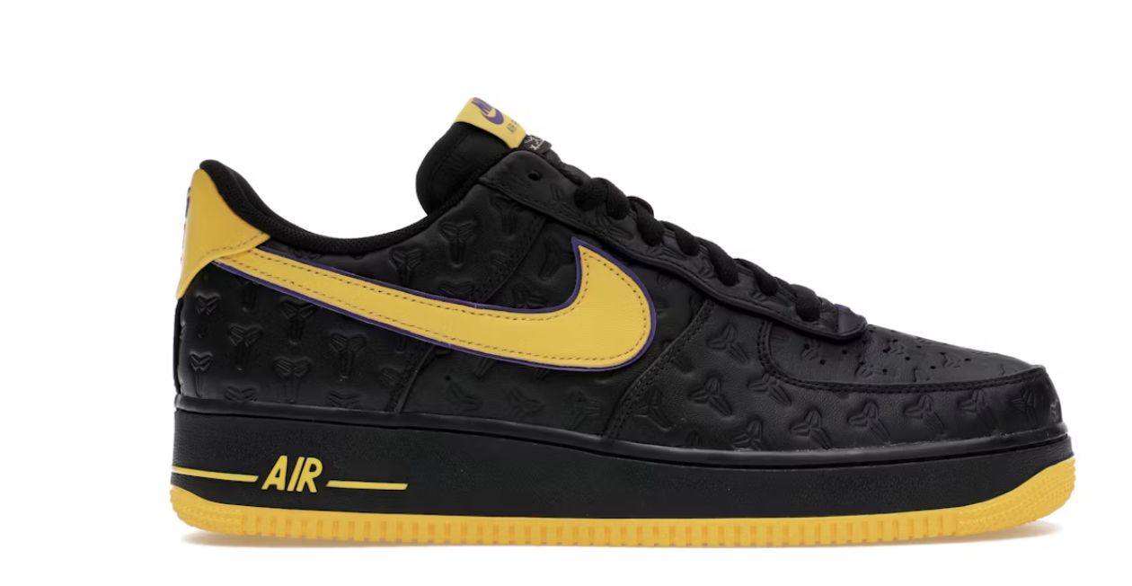 Nike Air Force 1 Low Kobe Bryant Lakers Away (Numbered Edition of 8000) - Brand New