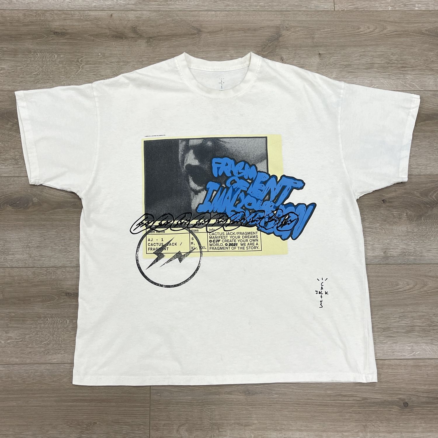Travis Scott Cactus Jack for Fragment Manifest Tee