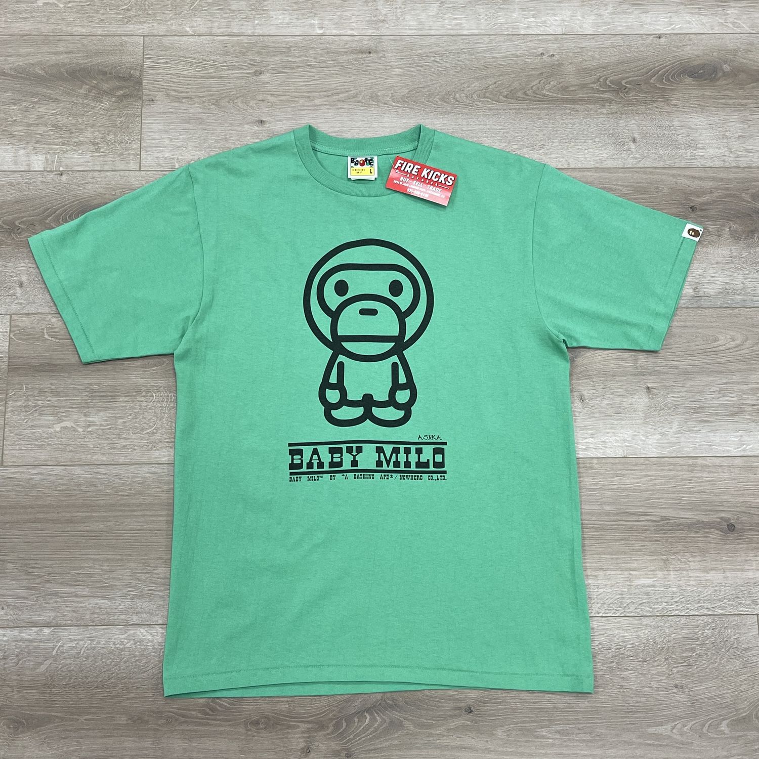 Bape Baby Milo T-Shirt Classic Green