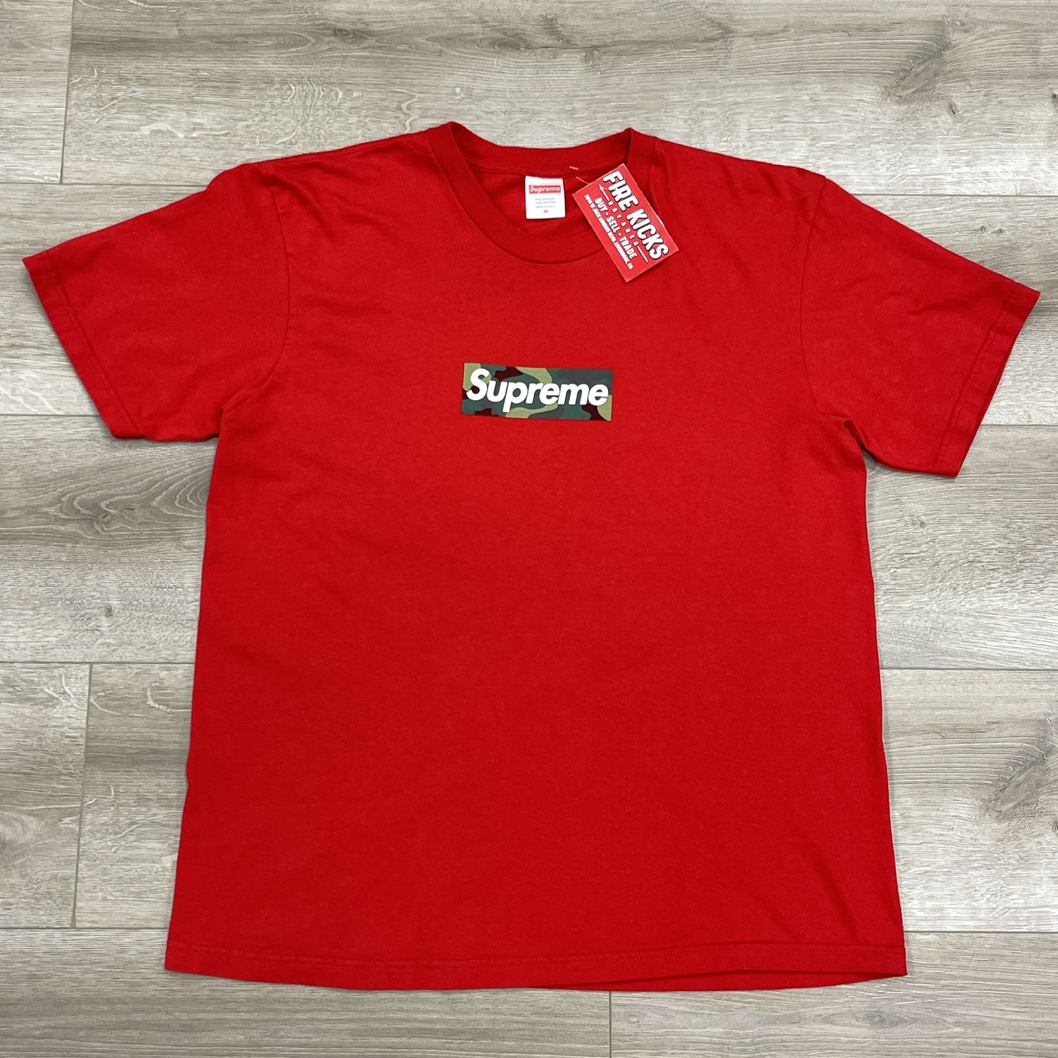 FW23 Supreme Box Logo Tee &#39;Red&#39;