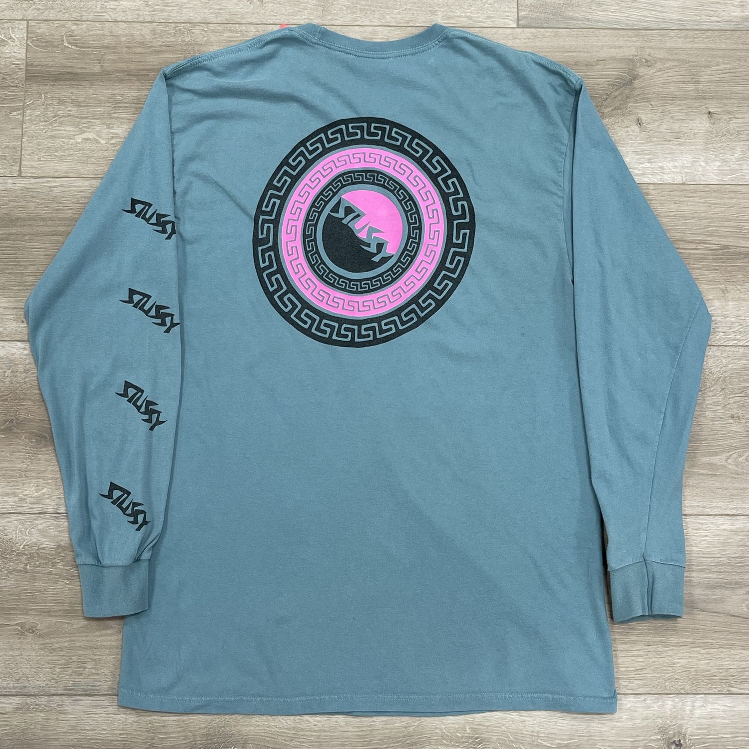 Vintage Stussy Distressed Long Sleeve T Shirt