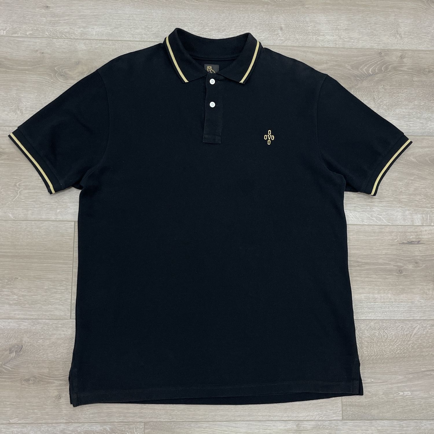 OVO Classic Owl Polo Shirt Black