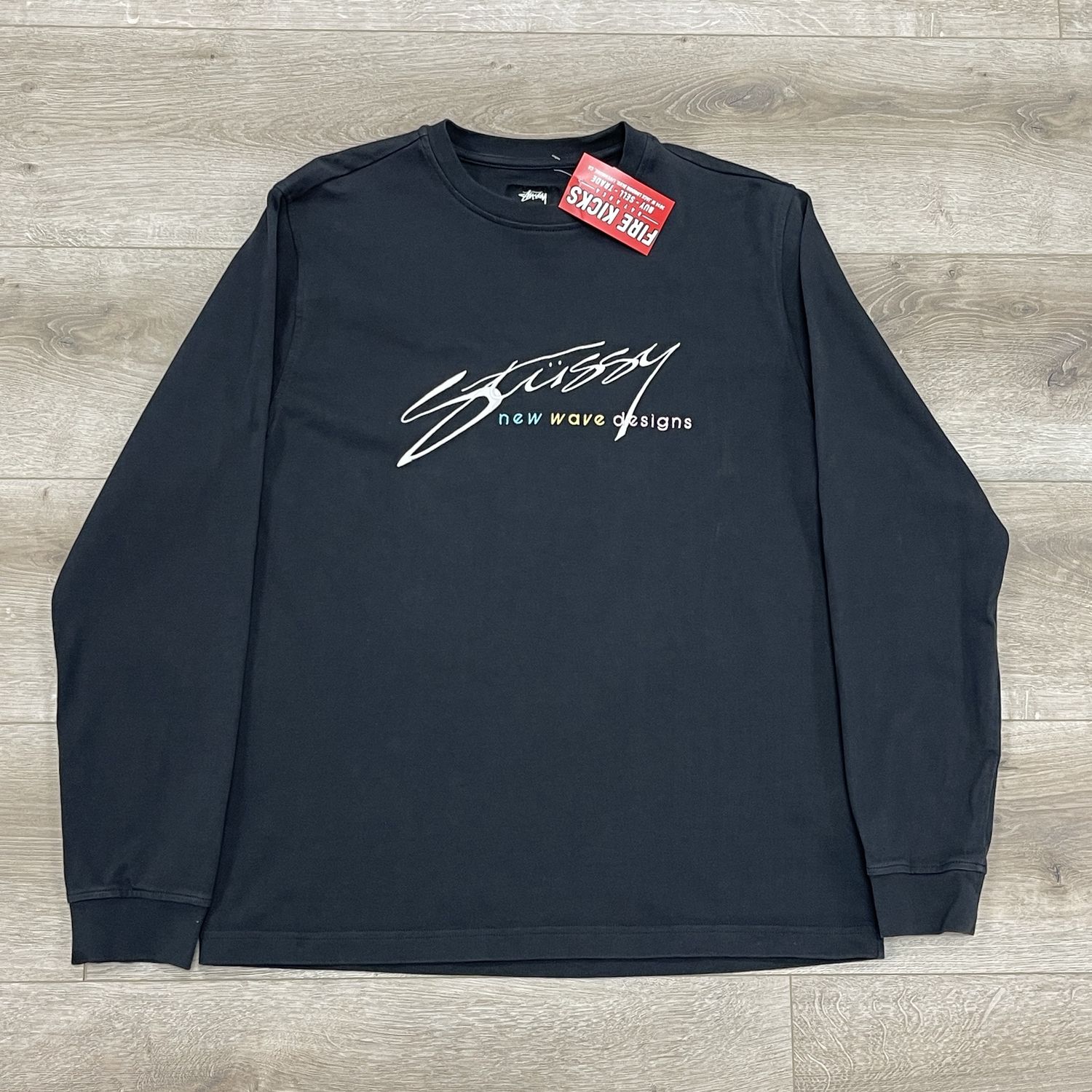 Stussy New Wave Design App. Crew Sweatshirt
