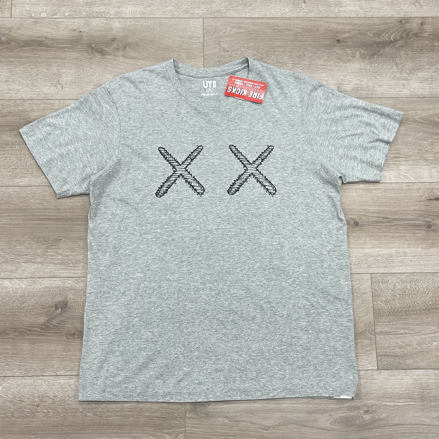 SS15 Kaws x Uniqlo XX T-Shirt Grey