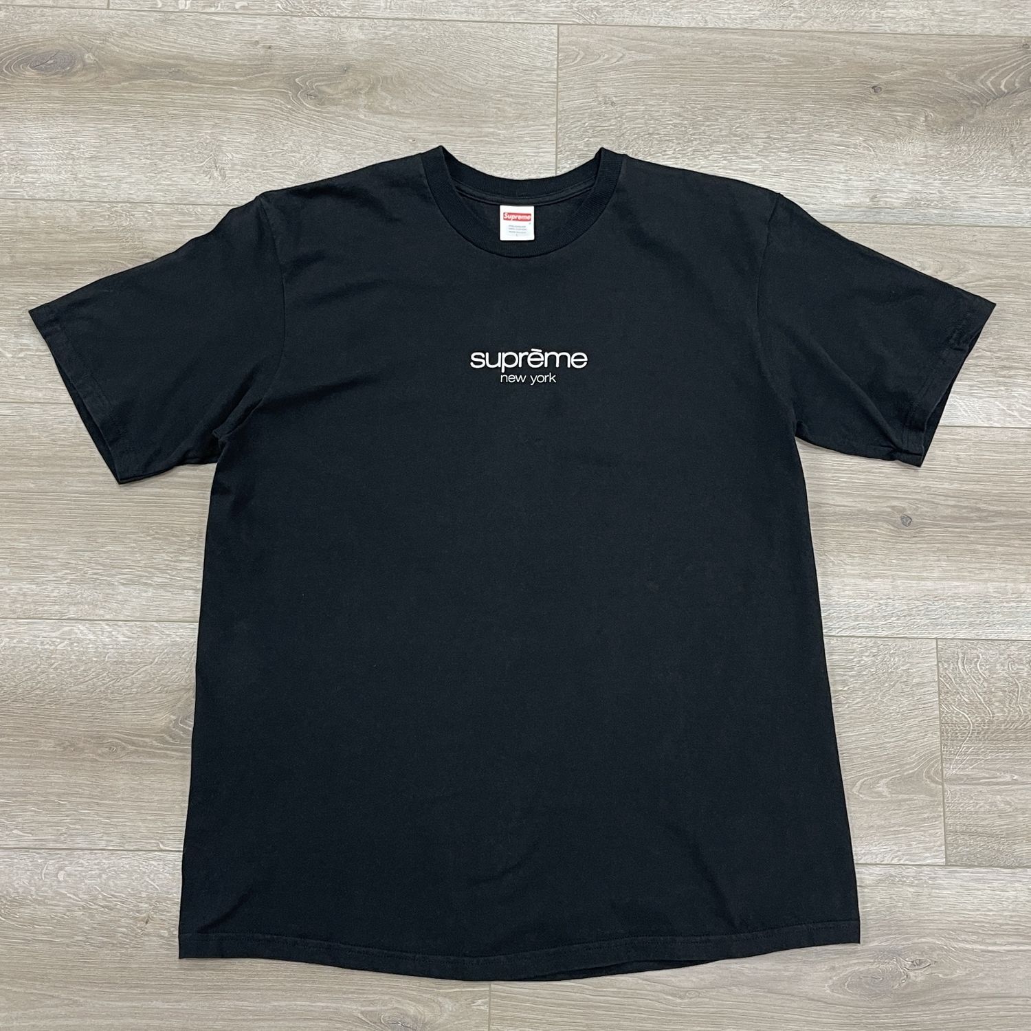 SS22 Supreme Classic Logo Tee Black