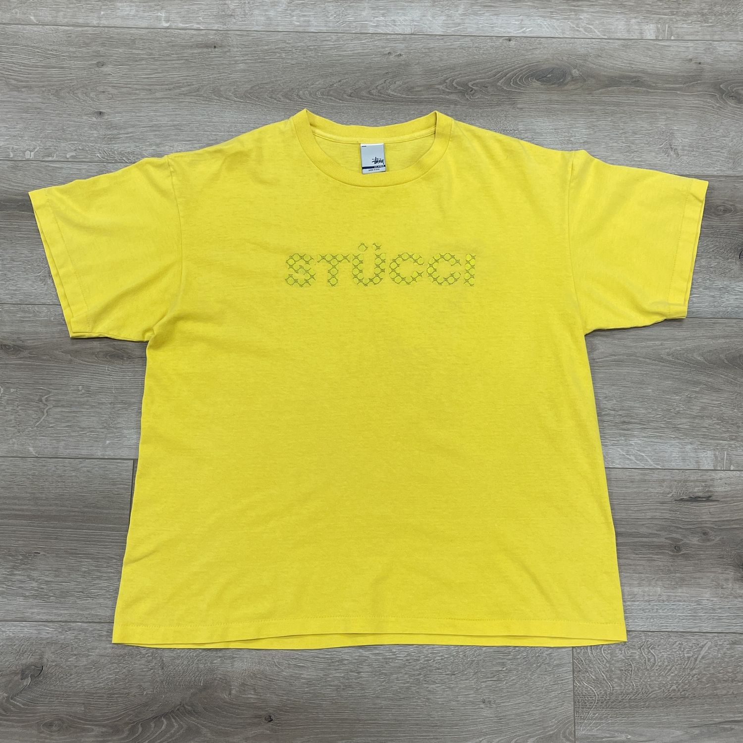 00s Stüssy ‘Stucci’ Bootleg Monogram Spellout Logo T-Shirt
