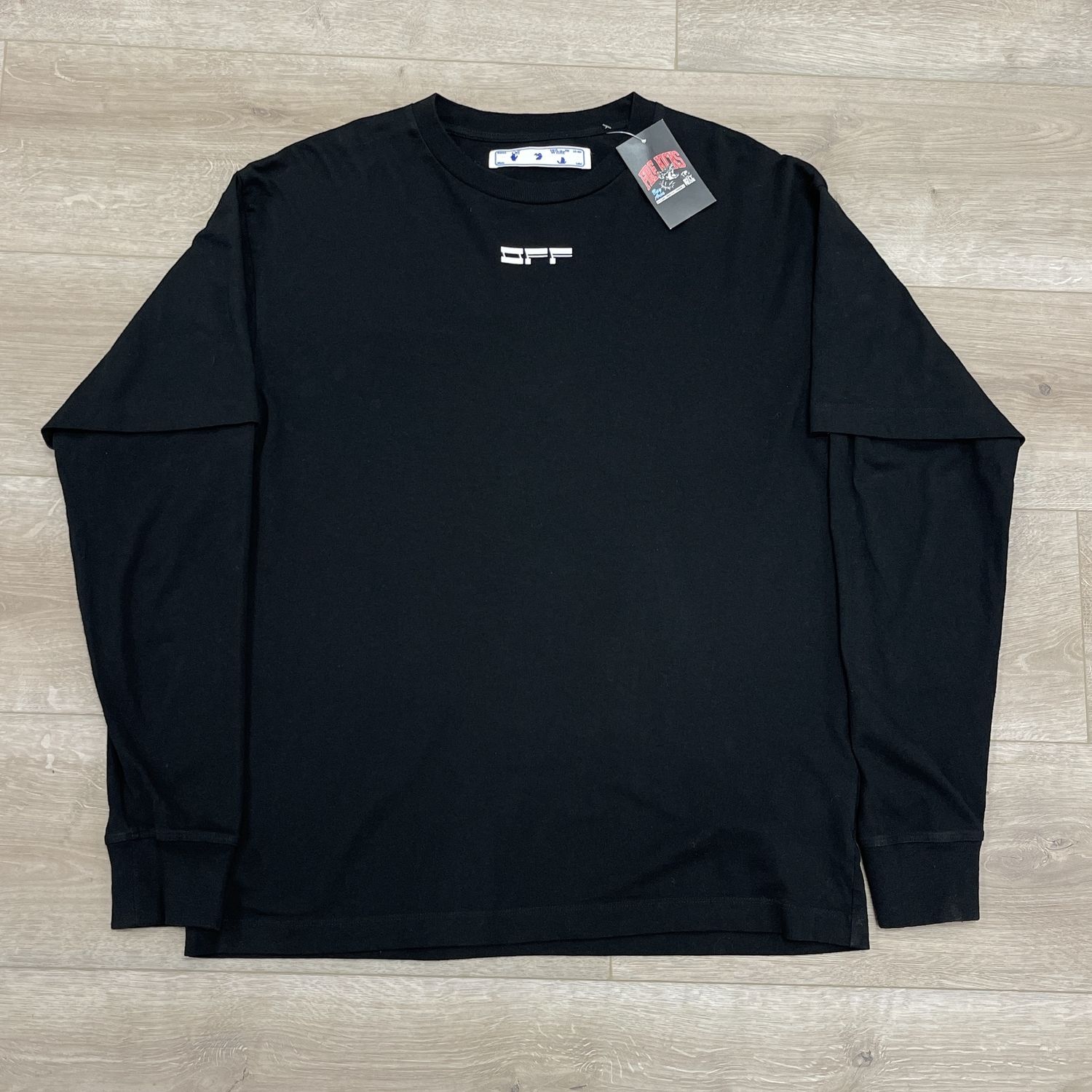 Off-White Face Mask Long Sleeve T-Shirt