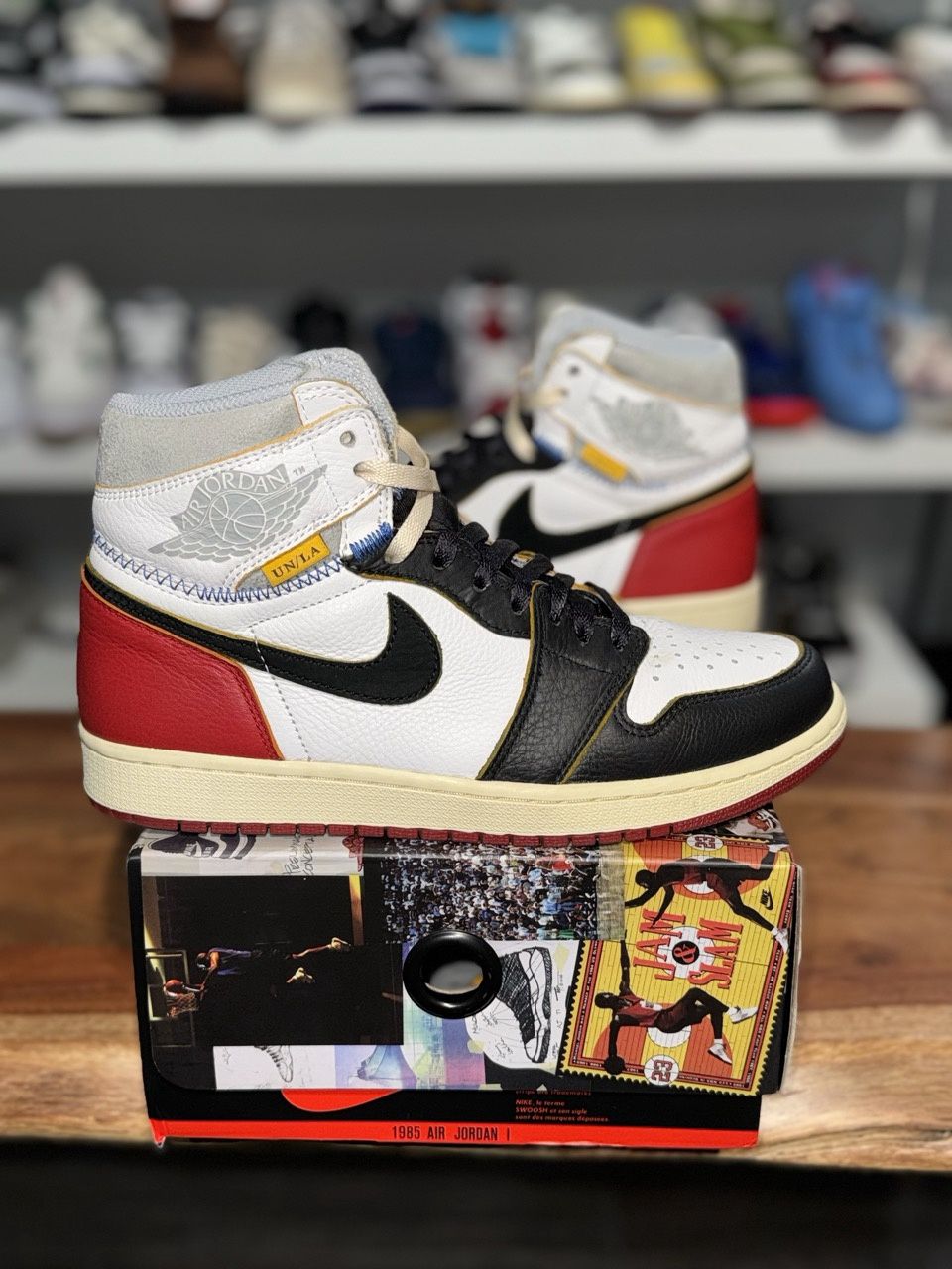 Jordan 1 Retro High Union Los Angeles Black Toe • Pre-Owned, Shoe Size: US M 9, Product Condition: Pre-Owned