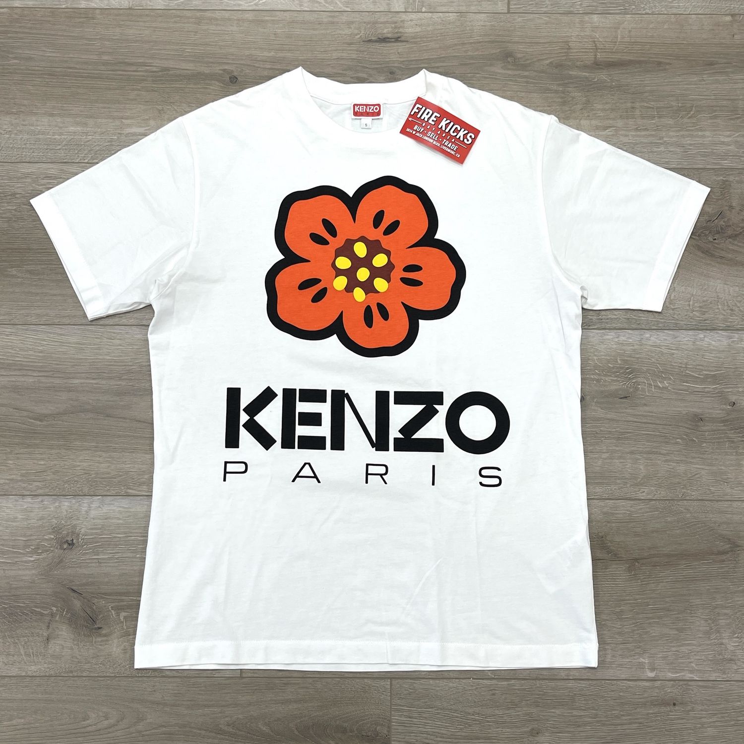 Kenzo Men&#39;s Boke Flower T-shirt size Small - Pre Owned