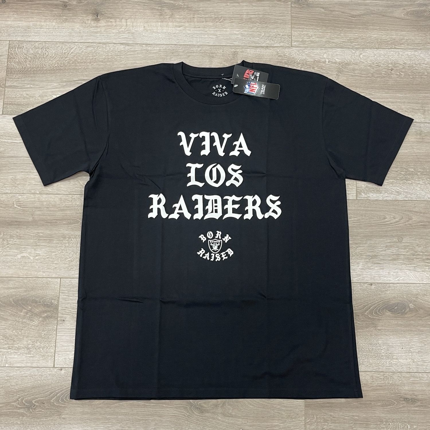 New Born X Raised Raiders NFL black Tee Size XXL