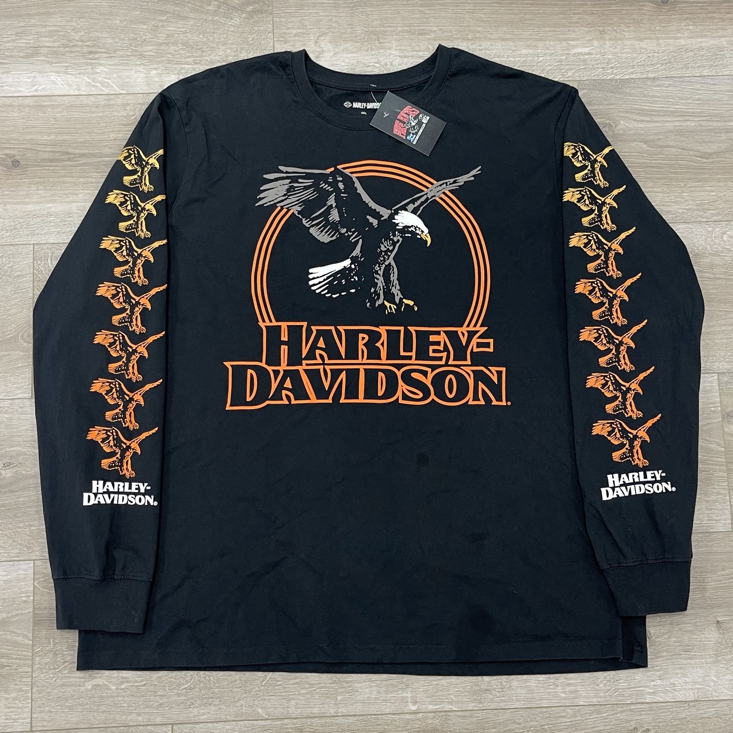 Men&#39;s Rising Eagle Long Sleeve Tee Size 3XL Pre-Owned