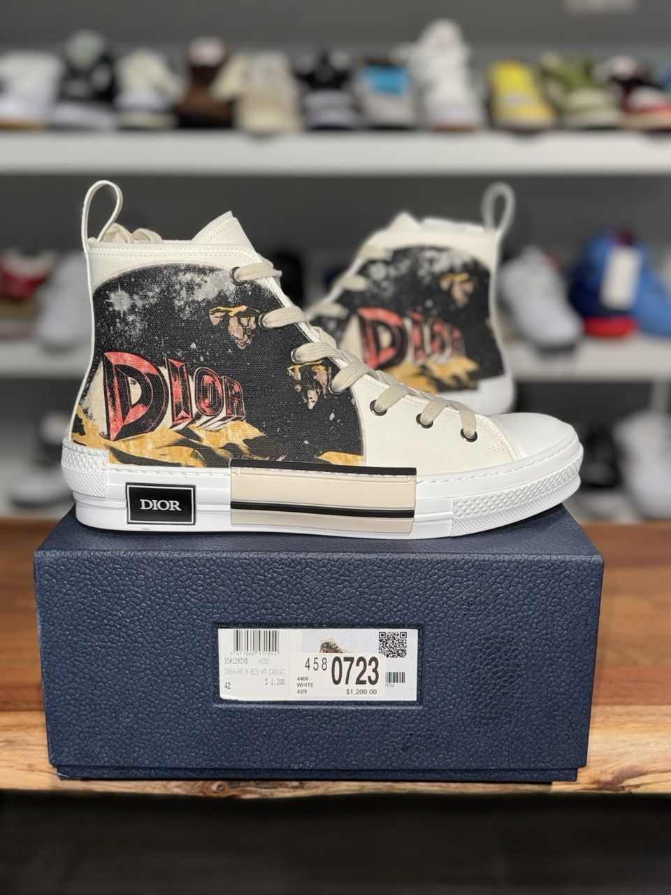 Dior B23 High Top AsteroDior White - Brand New, Shoe Size: US M 9, Product Condition: Brand New