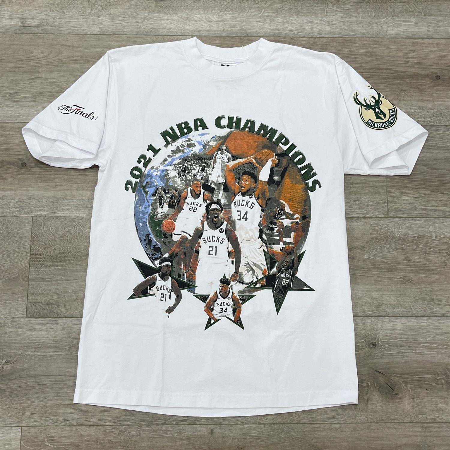 Sergio Calabasa Bucks Championship Tee Size Large Pre-Owned