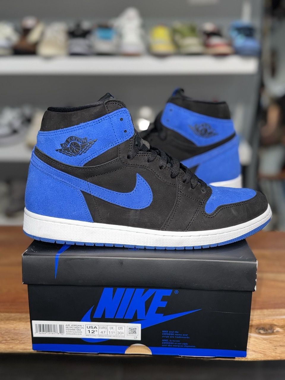 Jordan 1 Retro High OG Royal Reimagined - Pre-Owned, Shoe Size: US M 12.5, Product Condition: Pre-Owned